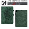 thumbnail image 2 of MonsDirect Case for iPad iPad 9th Generation 10.2 inch 2021-2019, 8th/7th Generation Suede Multi-Angle Stand Cover with Smart Wake/Sleep & Pen Holder & Card Slots for iPad 10.2/Pro 10.5 inch, Green, 2 of 7