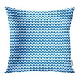 thumbnail image 1 of BSDHOME Abstract Blue White Chevron Pattern Bright Celebration Classic Diagonal Graphic Pillowcase Cushion Cases 20x20 inch, 1 of 1