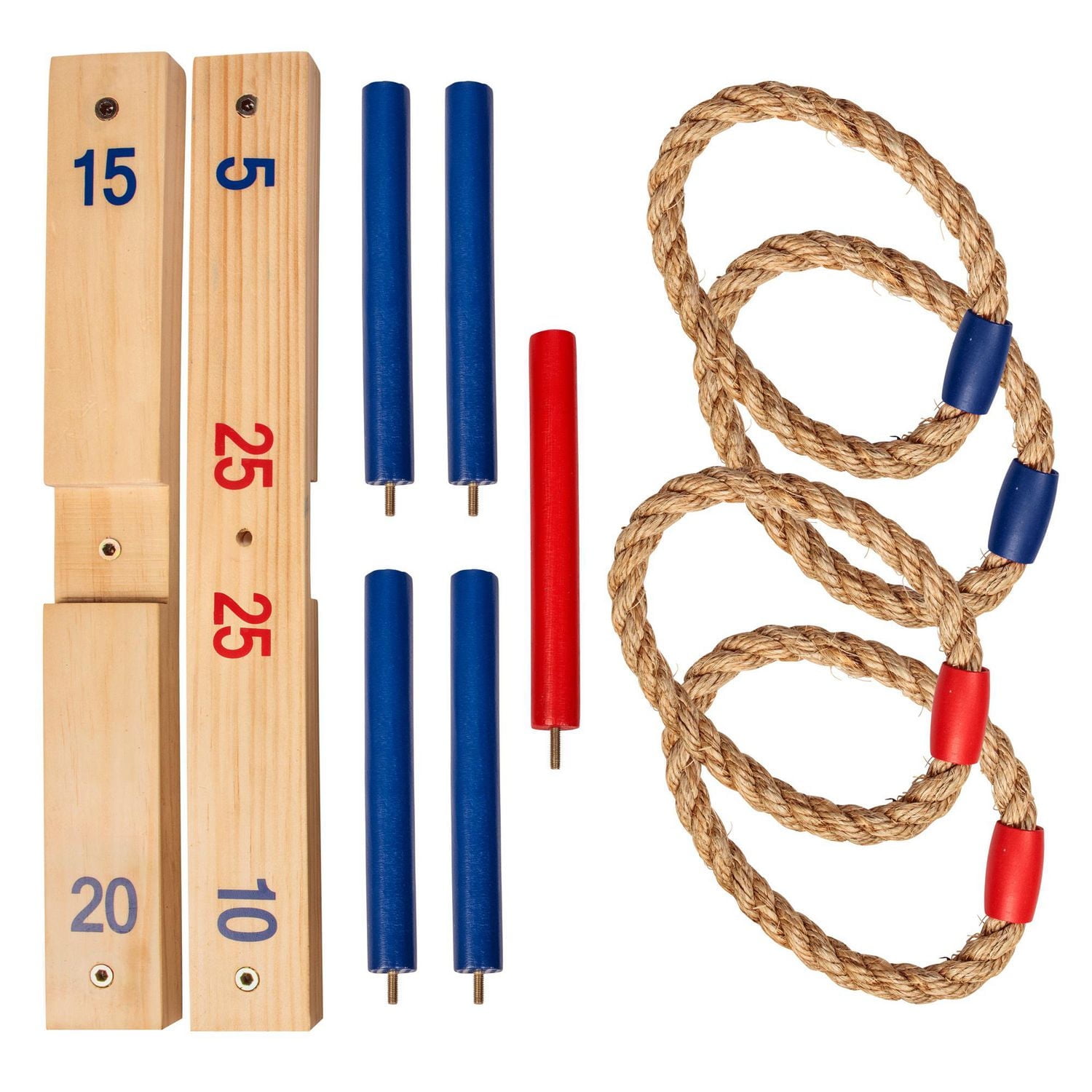 Ensemble de jeu de lancer d'anneaux en bois Triumph