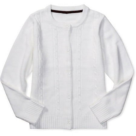 George - Girls' Cable Crew Cardigan