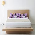thumbnail image 6 of Yayeee Pillowcase Standard Size Set of 2 Satin Wrinkle Resistant Pillow Case, Purple Halloween Pattern, 6 of 7