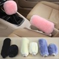 thumbnail image 2 of Plush Car Hand Brake Cover Set Auto Car Handbrake Cover Sleeve Gear Set, 2 of 3