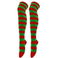thumbnail image 1 of Medias navideñas Medias a rayas hasta el muslo Medias para niños Medias japonesas Medias hasta la rodilla Medias de fiesta de cosplay de Halloween, 1 of 6