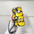 thumbnail image 1 of Lg G7 ThinQ G7+ G7 Plus Fit G7Fit funda Panda Minions Doraemon impreso funda con correa, 1 of 4