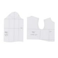 thumbnail image 2 of Plantilla de de ropa de plástico, regla de , plantilla de dibujo, dibujo , claro, duradero, de precisión, buena flexibilidad 1: 4 perfecl Regla de diseño de ropa, 2 of 8