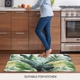 thumbnail image 5 of Tropical Plants Door Mat&nbsp;Indoor Outdoor Entrance, Non Slip Small Rug for Kitchen Bathroom Entryway Rug, Country Summer Green Palm Leaves Washable Doormat Floor Mat 18x30 Inch, 5 of 8
