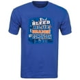 thumbnail image 1 of Edmonton Hockey « Je Saigne Bleu et Orange Va à Edmonton! » T-shirt, 1 of 1