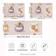 thumbnail image 2 of Yayeee Pillowcase Standard Size Set of 2 Satin Wrinkle Resistant Pillow Case, Purple Jam Jars, 2 of 7