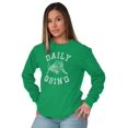 thumbnail image 3 of Daily Grind Gym Workout Exercise Long Sleeve TShirt Men Women Brisco Brands 2X, 3 of 6