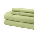 thumbnail image 3 of Greek Key Ultra Soft 1800 Series Egyptian Comfort 4 Piece Sheet Set (Full, Sage), 3 of 3