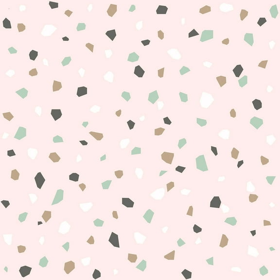 Chesapeake Jubilee Silver Dots Wallpaper, 20.9-in by 33-ft