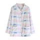 thumbnail image 2 of Pijama de manga larga para mujer, de invierno, grueso, liso, con botones, manga larga, cálido y terciopelo, para el hogar. Pijama de poliéster para mujer., 2 of 3
