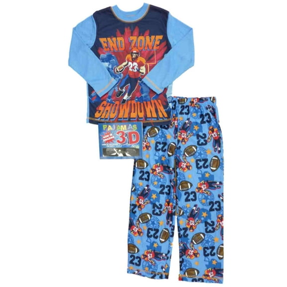 St. Eve Boys End Zone Showdown Football Pajamas Sleepwear Set XS4-5