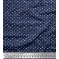 thumbnail image 1 of Soimoi Poly Georgette Fabric Crossbones & Skull Shirting Print Fabric by The Yard 42 Inch Wide, 1 of 1