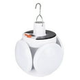 thumbnail image 1 of 1 lámpara LED plegable de energía solar para acampar, portátil, recargable, para tienda de campaña, bombilla de emergencia para exteriores., 1 of 5