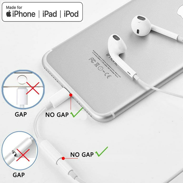 Adaptor Lightning to AUX 3.5 mm Headphone & Lightning for iPhone 7