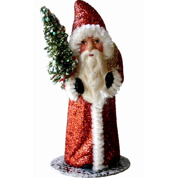 SANTA COPPER GLIT. EACH