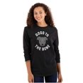 thumbnail image 3 of Good To Bone Cute Dog Rescue Adopt Long Sleeve TShirt Men Women Brisco Brands S, 3 of 5