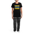 thumbnail image 4 of CafePress - Stand With Ukraine - Women's Short Sleeve Print T-Shirt and Pants Dark Cotton Pajama Set, 4 of 7