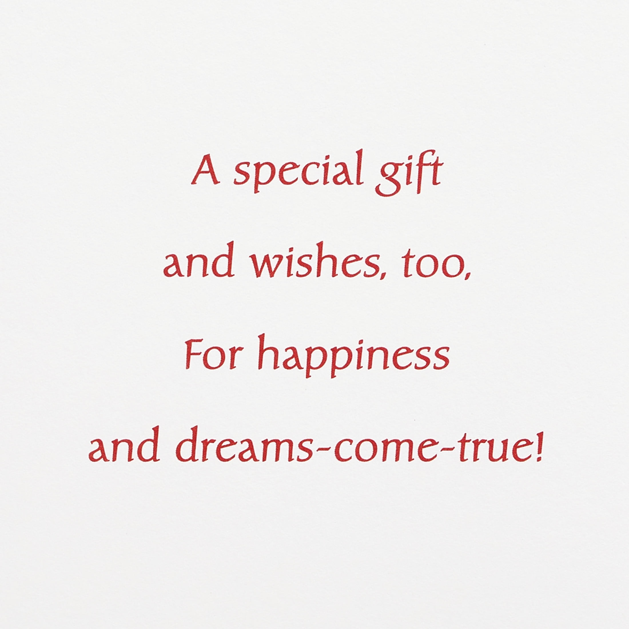 American Greetings Christmas Greeting Card for Anyone (Dreams Come True)