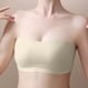 thumbnail image 2 of Brasier Sujetador sin Tirantes y sin Costuras para Mujer, de Una Sola Línea, con Tirantes Extraíbles Extra Grande, 2 of 4