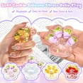 thumbnail image 3 of DAZLUTE 4pack Jelly Texture Cat Paw Squishy Squeeze Toy Pinch Stress Relief Toy, Hand Made Reliever Squishy for  Adults, 3 of 7