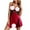 Wine, variant on ALLLIST Pajamas for Women Set Lace Black Sexy Solid Sleeveless Sleepwear Dress V-Neck Sleepwear for Women