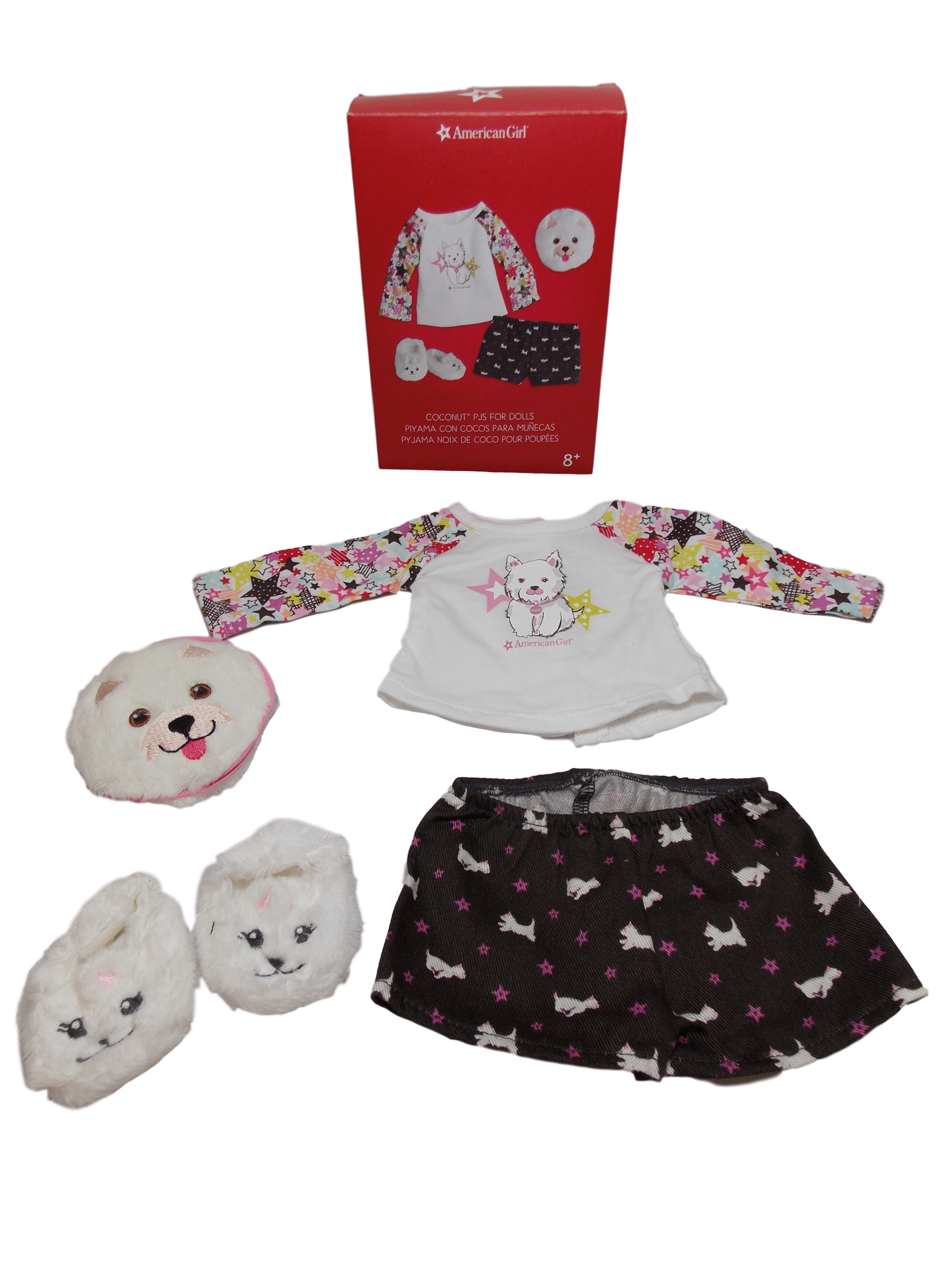 American Girl Doll Outfit Coconut Pajamas for 18 Truly Me Dolls Doll Not Included