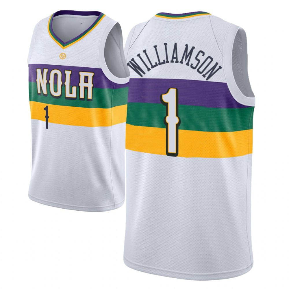 NBA_ Jersey New Orleans Pelicans''Men Zion Williamson Brandon