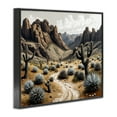 thumbnail image 3 of Stupell Industries Cactus Canyons Pathway Black Framed Giclee Art design by Tabz Jones, 24 x 30, 3 of 8