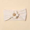 thumbnail image 2 of XEGLSBU Baby Girl Bows Clips 2inch Children's Hair Accessories Baby Solid Color Five Petal Flower Wide Headband Soft Protector Cartoon Headband 0 1 Year Beige One Size, 2 of 5