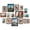 Black & Walnut Brown & Distressed White, variant on 15 Pack Picture Frames Collage Wall Decor  Multi Sizes Including 3pcs 8x10 6pcs 5x7 And 4x6 Photo Gallery Frame Set For Or Tabletop Display Black Walnut Brown White