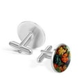 thumbnail image 3 of Tropical Plants Stylish Dress Shirt Cufflinks Made of Stainless Steel for Men - Classic Addition to Professional Attire, 3 of 6