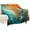 Aqua Turquoise Blue Orange Red Brown Art, variant on Blanket Aqua Turquoise Blue Orange Red Brown Art Bed Throw Blanket Marble Texture Soft Cozy Microfiber Throw Blanket for Couch Sofa Bed for Adults 50"x60"