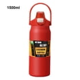 thumbnail image 4 of Becaristey Bouteille d'Eau Durable Options de Couleur Multiples Taille Portable Légère Rouge 1500ml, 4 of 6