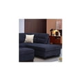 thumbnail image 5 of Diego 100"W Black Fabric Sectional Sofa w/RF Chaise+Storage Ottoman+2 Pillows, 5 of 5