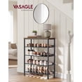 thumbnail image 2 of Organizador industrial para zapatos VASAGLE de 5 niveles con estantes, 2 of 7