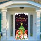 thumbnail image 4 of Christmas Door Cover Decoration Christmas Door Cover Door Hanging Party Decoration Door Cover Tapestry, 4 of 7