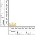 thumbnail image 6 of Round Cut Sparkling Cubic Zirconia Princess Crown Promise Ring For Womens In 14K Yellow Gold Plated 925 Sterling Silver -13, 6 of 7