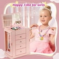 thumbnail image 4 of Music Jewelry Box for Girls, 5 Layer Musical Jewelry Organizer with Spinning Dancer for Kids Christmas New Year Birthday Gifts, 4 of 7