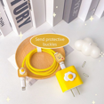 thumbnail image 5 of 1 juego de cable de protección de cargador Sun Egg print para Apple de 20w (cargador no incluido), 5 of 5