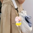 thumbnail image 3 of Piggy Keychain Cute Plush Pacifier Pig Hanging Ornament for Girls Soft Stuffed Animal Doll Key Ring Pendant Perfect Backpack Accessory And Gift, 3 of 10
