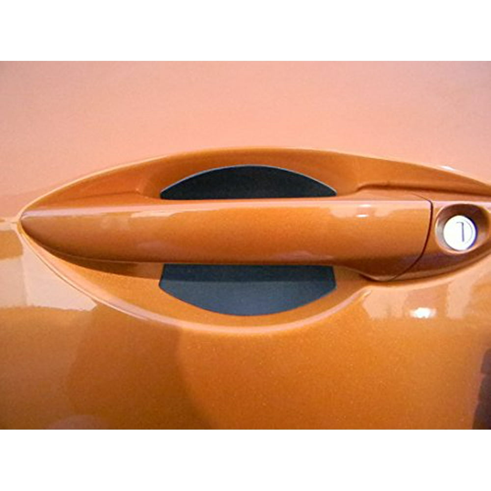 CAR MOD ACCESSORY DOOR HANDLE CUP PAINT SCRATCH GUARD FLAT BLACK FIT