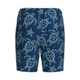 thumbnail image 7 of Daiia Sea Turtle Mens Woven Stretch Pajama Short,Short Pajama Pants-Small, 7 of 7