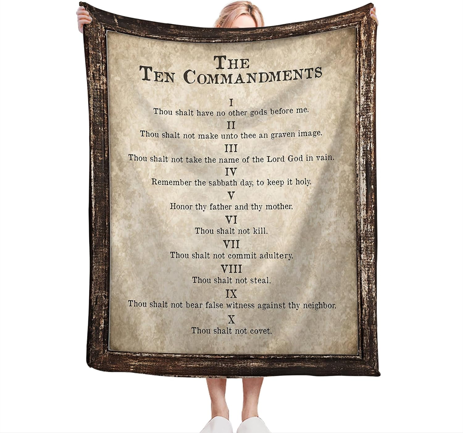 Christian Blanket Cross Hand of God Throw Blanket for Men Kids Teenagers Soft Cozy Warm Fuzzy Fleece Religious Christ Decor Blanket Gifts for Boys Women Girls Couch Sofa Bed 50"X40"