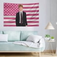 thumbnail image 3 of Tapestry Walker Tapestry Pink America Funny Scobell Flag for College Dorm Decor, Room Decor Gift Merch Decoration Colorful, 3 of 5