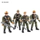 thumbnail image 1 of 4 piezas de juguete de soldado grande del Cuerpo de Marines, modelo de simulación, figura militar de soldado pequeño, juguetes para niños, verde, 1 of 4