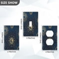 thumbnail image 2 of Light Switch Cover Switch Plate Outlet Cover Plug Cover for Electrical Unused Outlet Cover Mysterious Celestial Pattern, 2 of 6