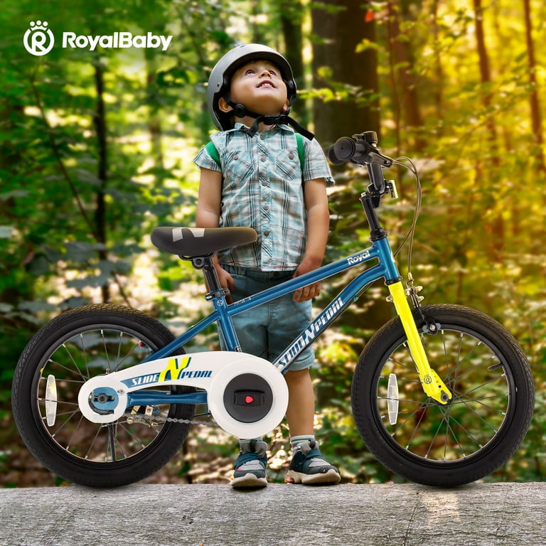自転車本体 Kids Bike (Cars) Peddle and Balance SLIDE N PEDAL 16in Kids Bike EZ Balance Pedal Switchable Bicycle