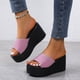 thumbnail image 2 of Amzcrzy Zapatos de mujer,Zapatos de mujer,Zapatillas de mujer, Sandalias de playa transpirables con tacón Matsu, suela gruesa y tacón inclinado para mujer Sandalias Mujer Zapatillas De Casa, 2 of 5